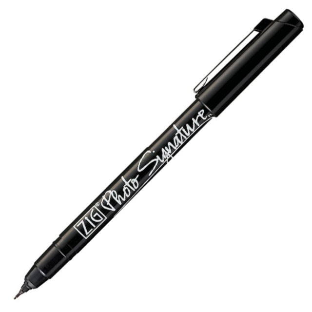 Photo Signature Pen Musta
