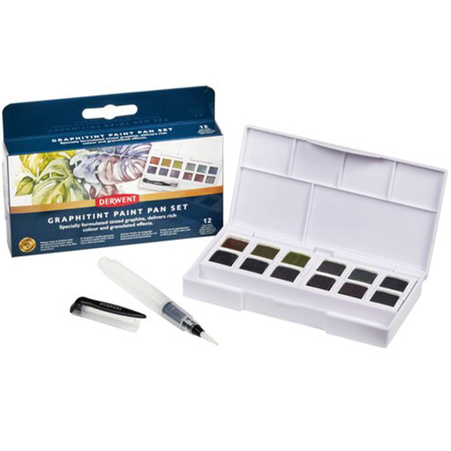 Graphitint Paint Pan Set 12 puolikuppia 