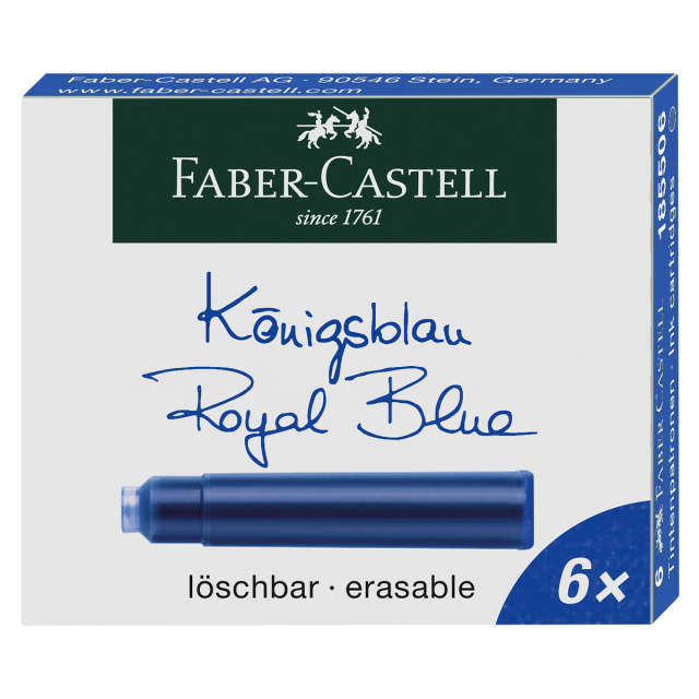 Refill 6 kpl Sininen