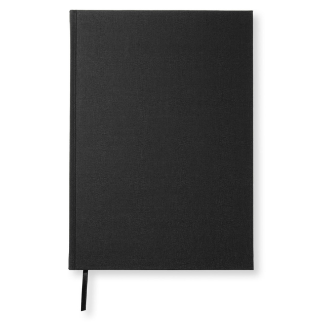 Notebook A4 Viivoitettu Black