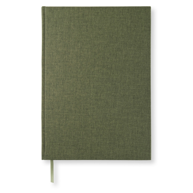 Notebook A4 Viivoitettu Khaki Green