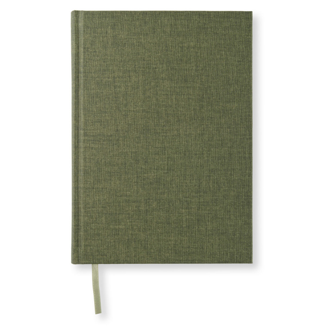 Notebook A5 Viivoitettu Khaki Green