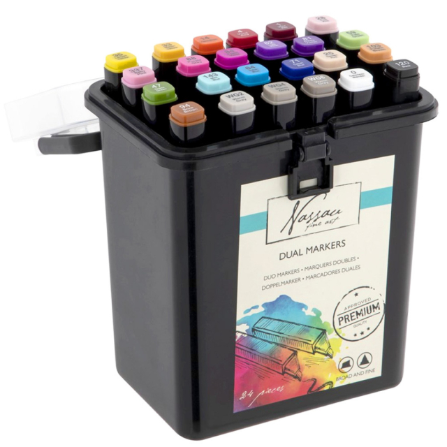 Dual-tip Markers 24-setti