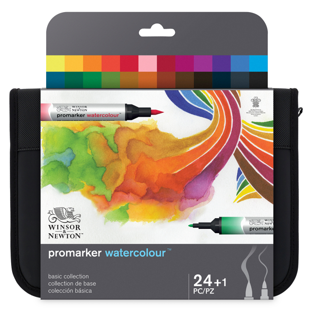 Watercolour Wallet 24-setti