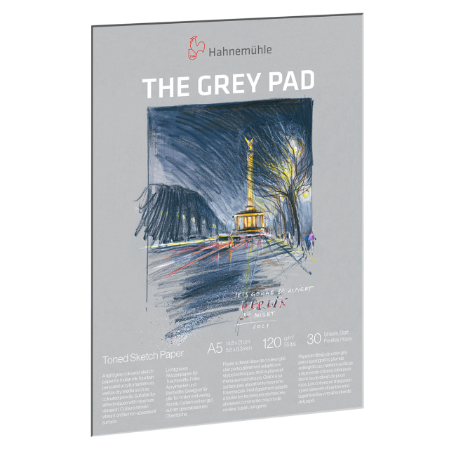 The Grey Pad Luonnoslehtiö A5 120g