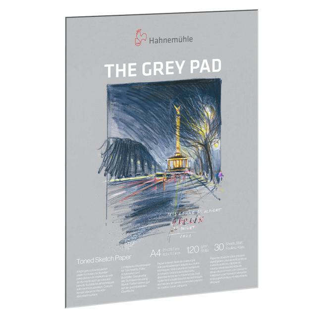 The Grey Pad Luonnoslehtiö A4 120g