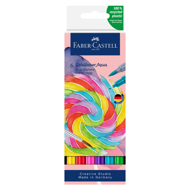 Goldfaber Aqua Dual Marker 6-setti Candy shop
