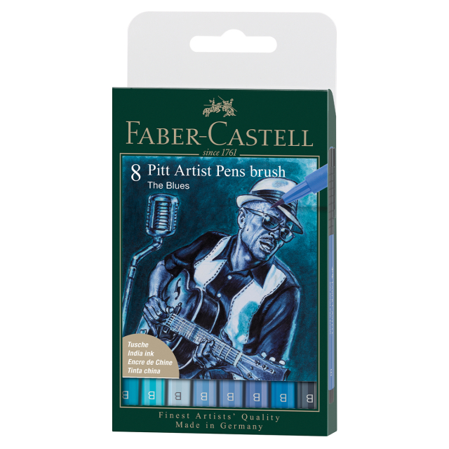 PITT Artist Brush 8 kpl Blues