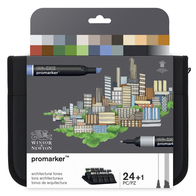 Promarker Architectural Tones Wallet 24-setti