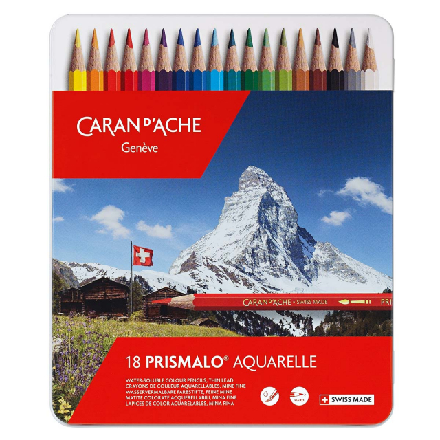 Akvarellikynät Prismalo 18-setti