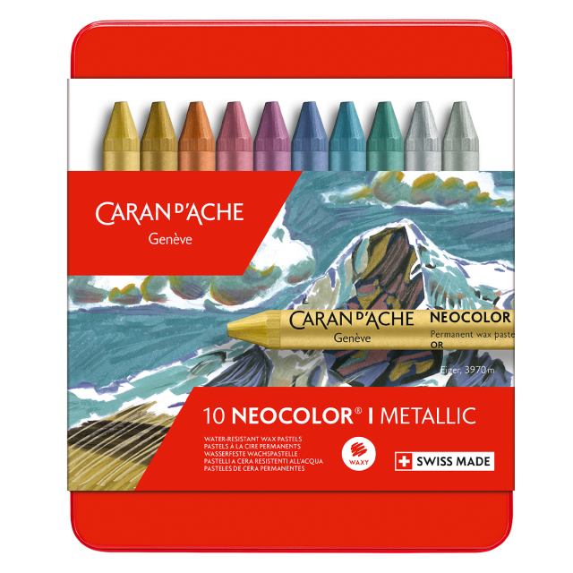 Neocolor I Pastelliliidut Metalli 10-sarja