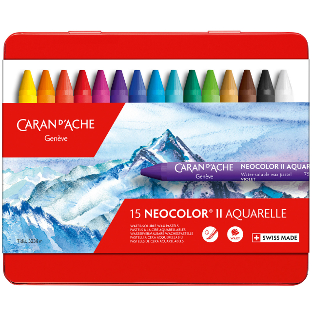 Neocolor II Aquarelle 15-sarja