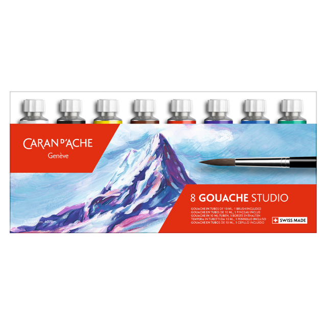 Gouache Studio 8x10 ml tuubit