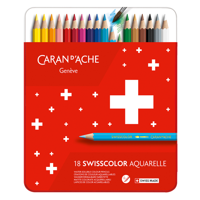 Swisscolor Aquarelle 18-setti