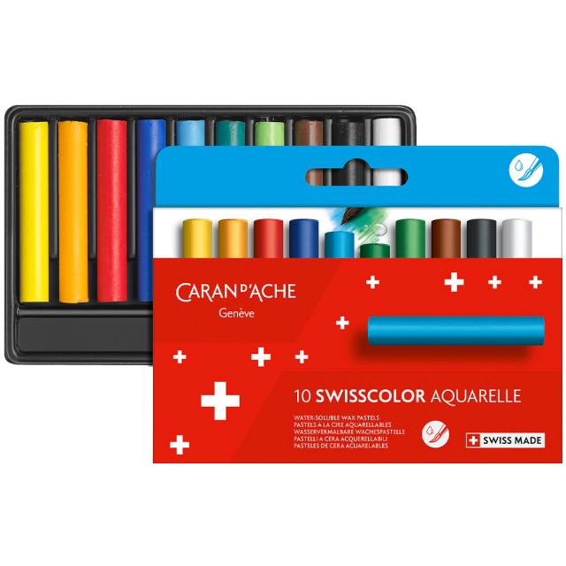 Swisscolor Aquarelle Pastelliliidut 10-sarja
