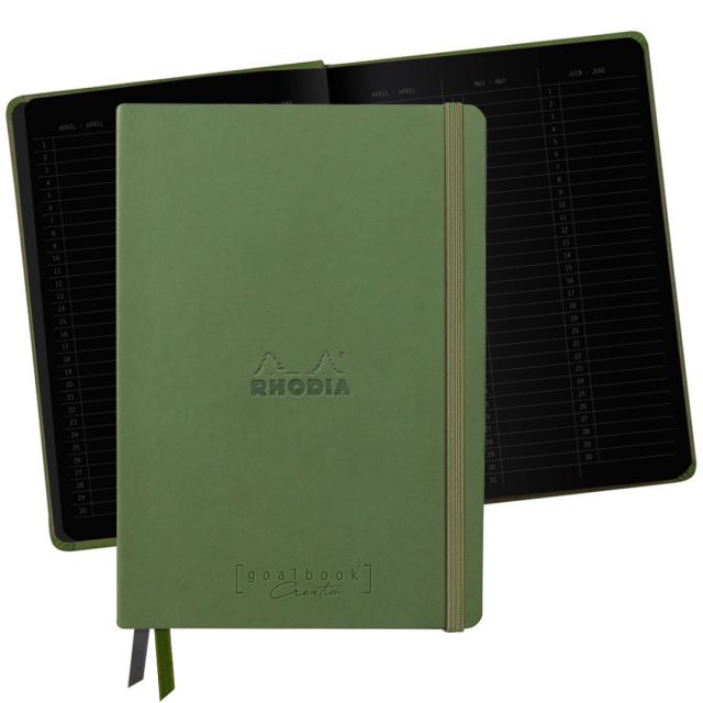 GoalBook Creation A5 Sage (Musta paperi)