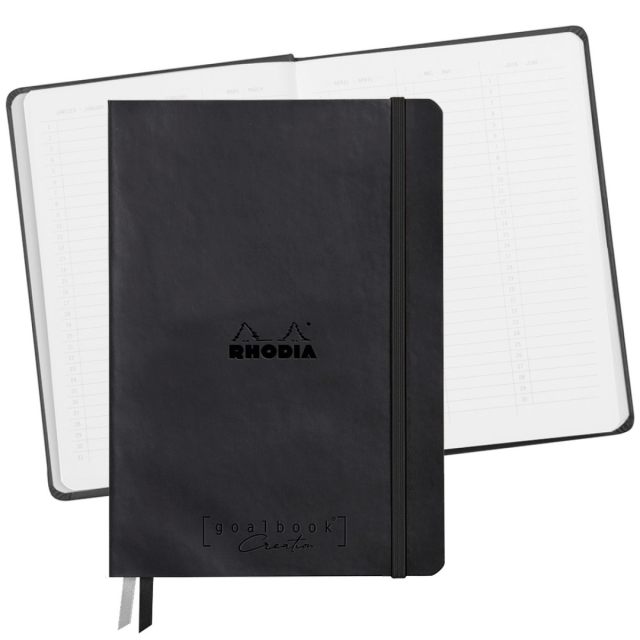 GoalBook Creation A5 Black (Valkoinen paperi)