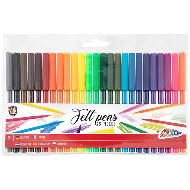 Felt Pens 25-set