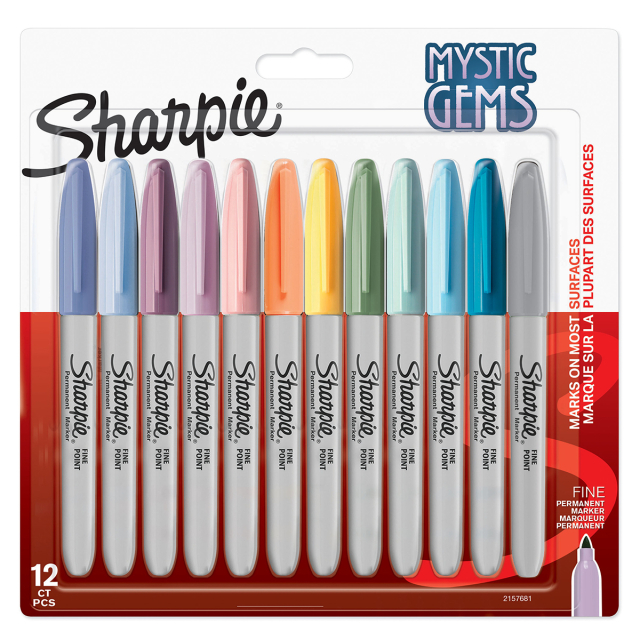 Fine Marker 12-setti Mystic Gems