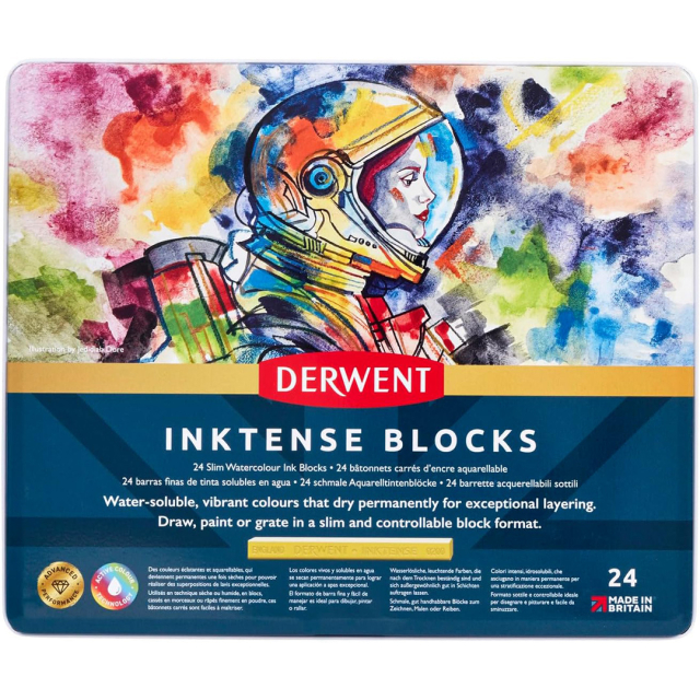 Inktense Blocks 24-setti