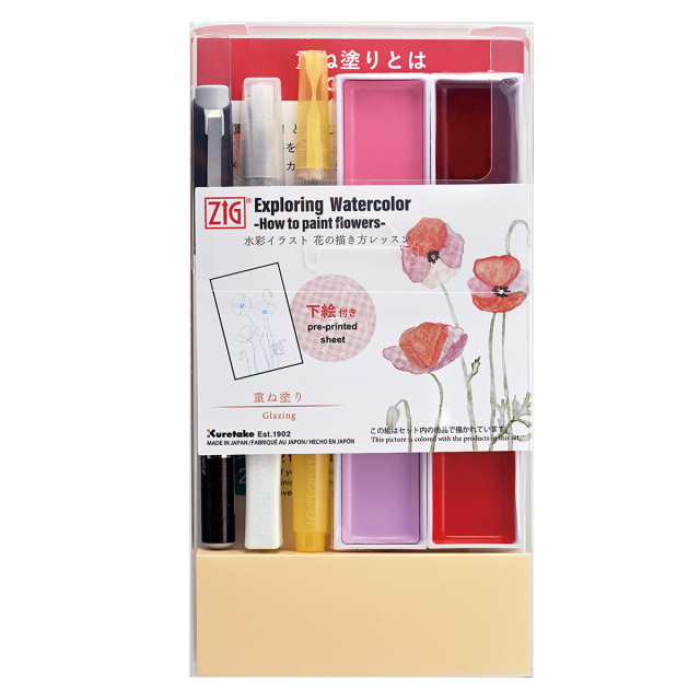 Aquarel Kit 6-setti Flowers