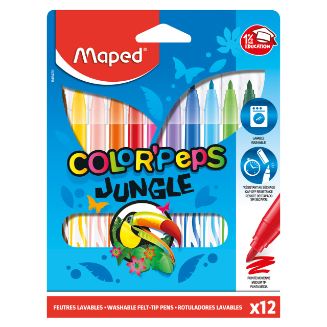 Colorpeps Tussit Jungle 12 kpl