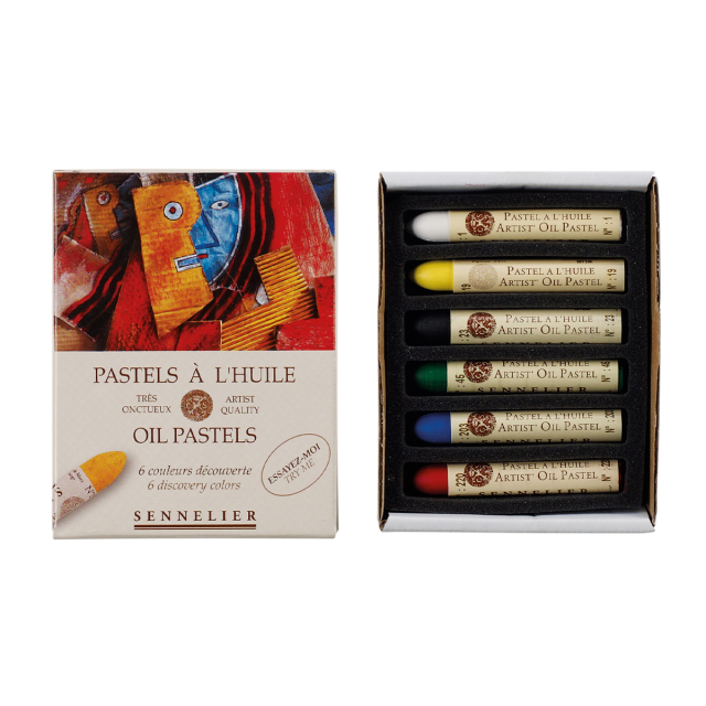 Öljypastellit Alku 5ml 6 kpl