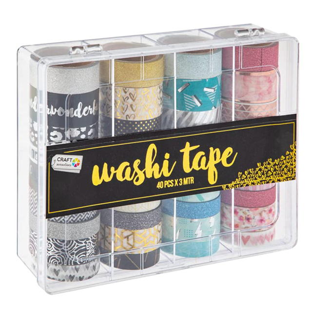Washi-teippi 40 kpl + säilytyslaatikko #2
