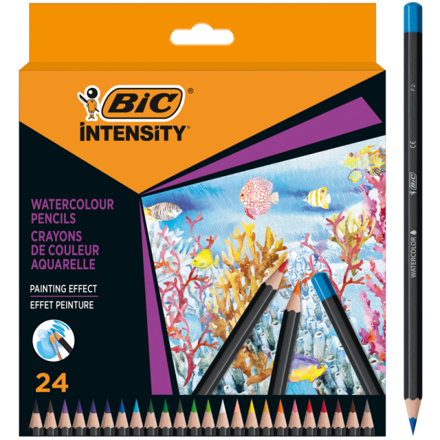 Akvarellikynät Intensity 24 kpl