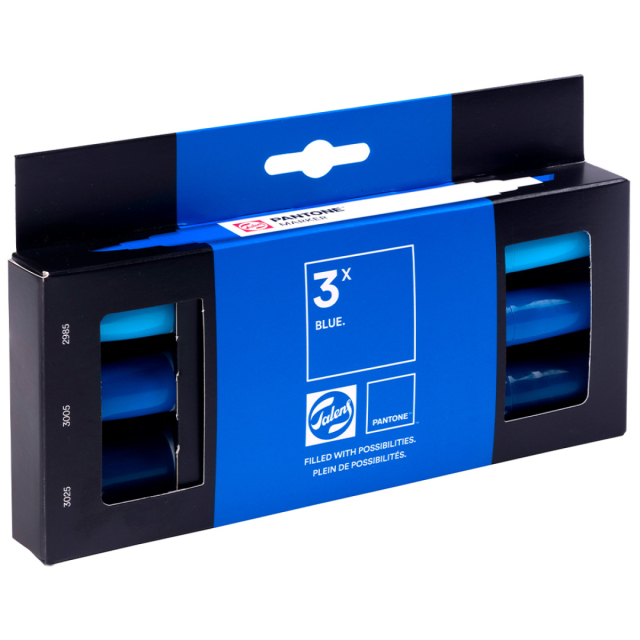 Marker 3 kpl Blue