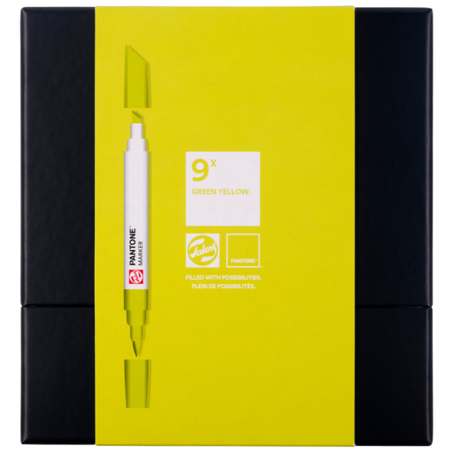 Marker 9 kpl Green Yellow