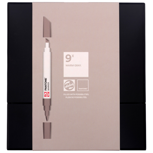 Marker 9 kpl Warm Gray