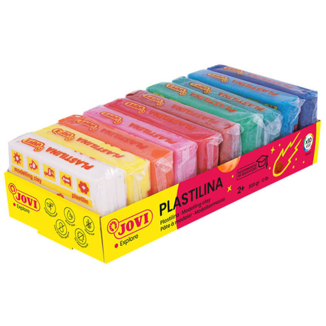 Plastilina Muovailusavi 10 Kpl 50 g