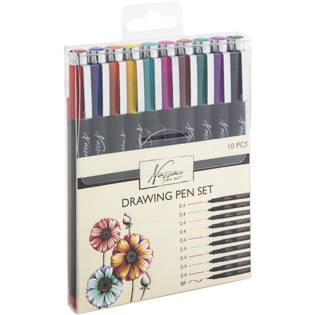 Fineliners Colour 10-setti