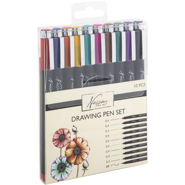 Fineliners Colour 10-setti