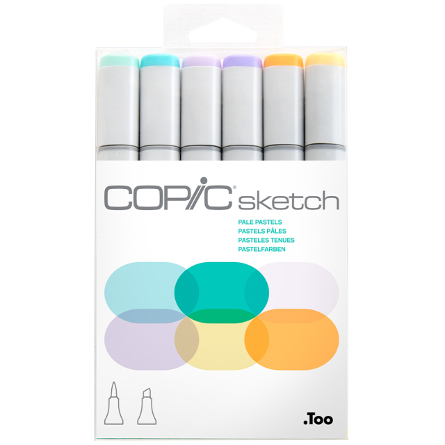 Sketch 6-setti Pale Pastels