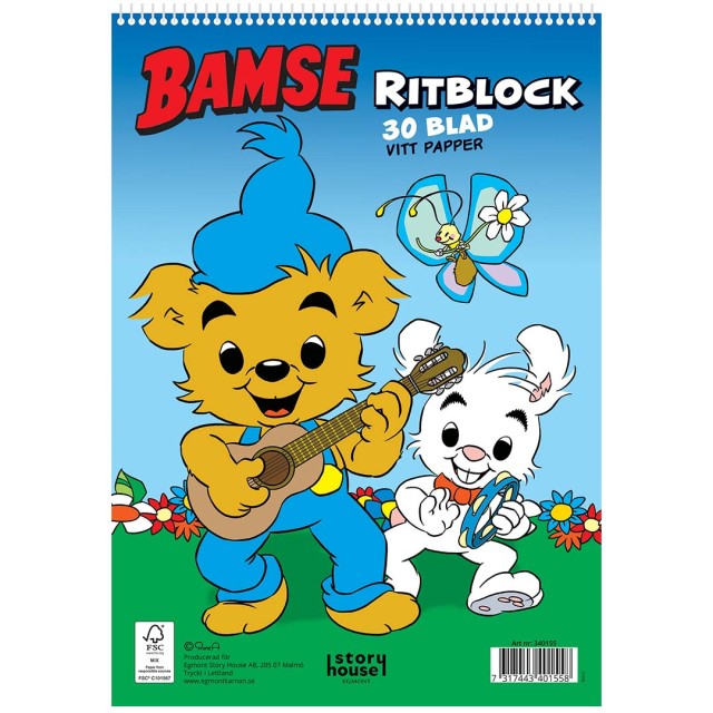 Piirustuslehtiöt Bamse