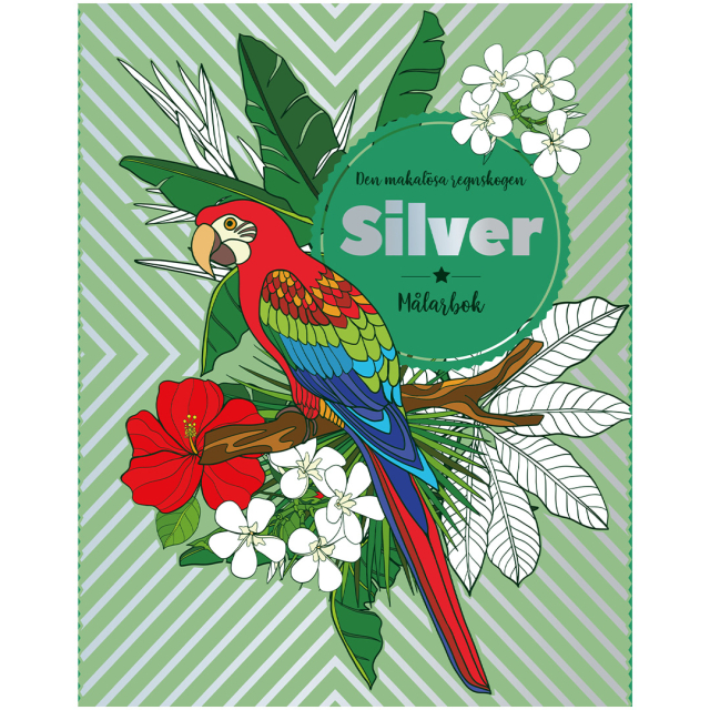 Upea Sademetsä - Hopeinen Värityskirja