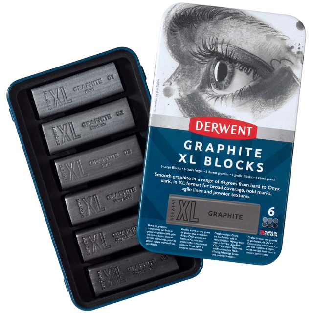 Graphitint XL Blocks Tin 6-setti