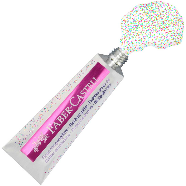 Sateenkaari glitter 2 tuubia