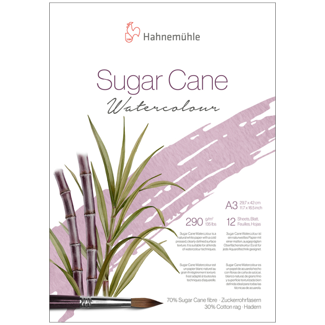 Akvarelliilehtiö Sugar Cane 290g A3