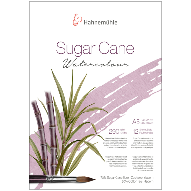Akvarelliilehtiö Sugar Cane 290g A5