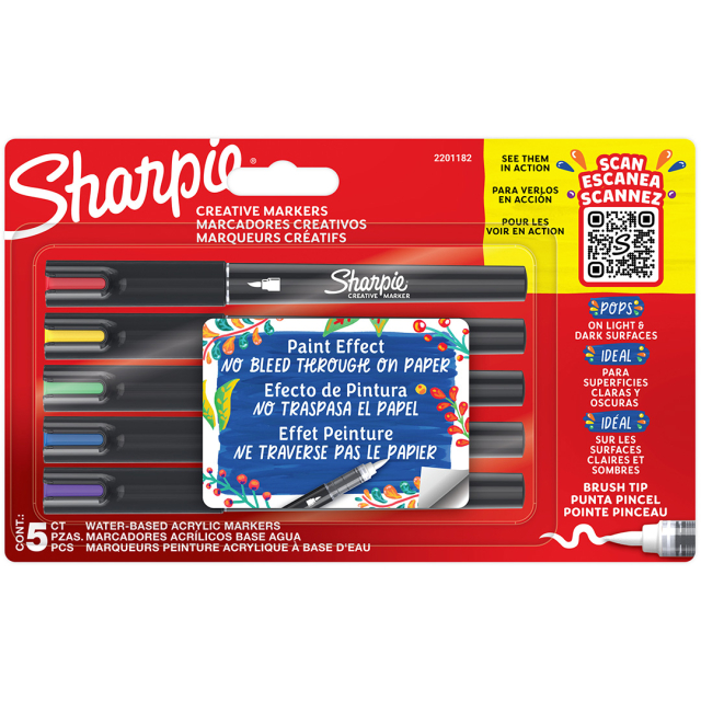 Creative Marker Brush Tip 5 kpl