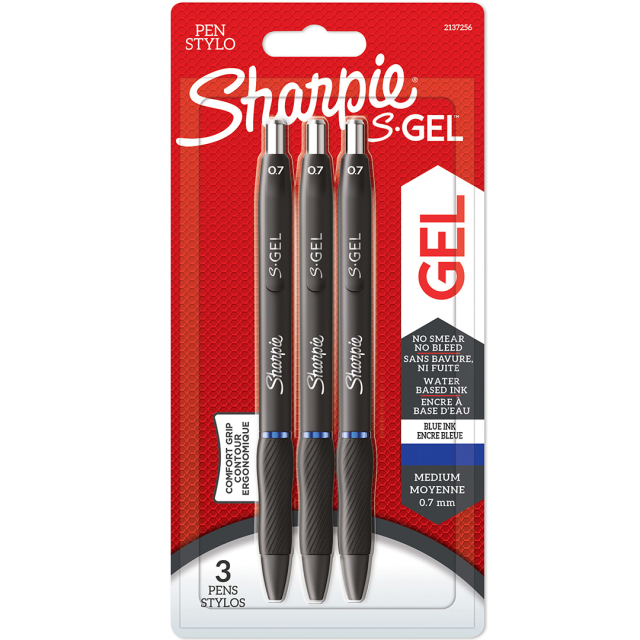 S-Gel 0,7 mm 3 kpl Blue