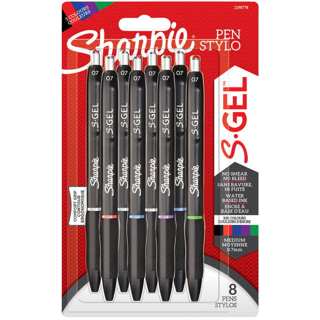 S-Gel 0,7 mm Colours 8 kpl Mix