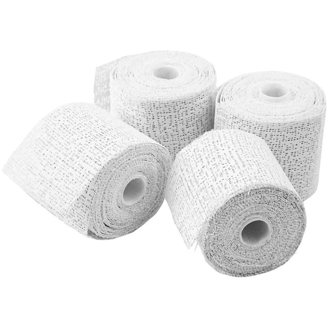 Kipsisiteet 5cm/2,7m 4 kpl