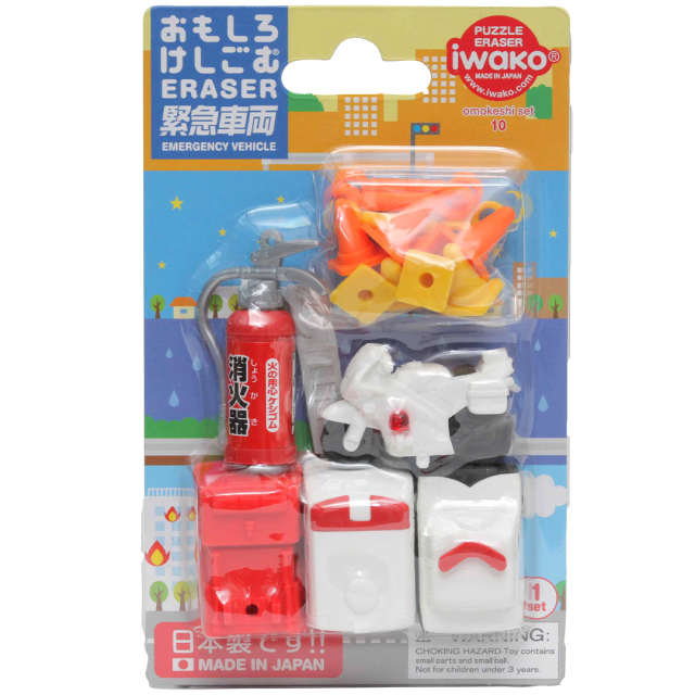 Puzzle Pyyhekumi Pelastusajoneuvot