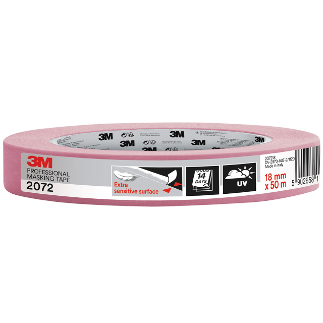 Ammattimainen Maalarinteippi 2072 18mm