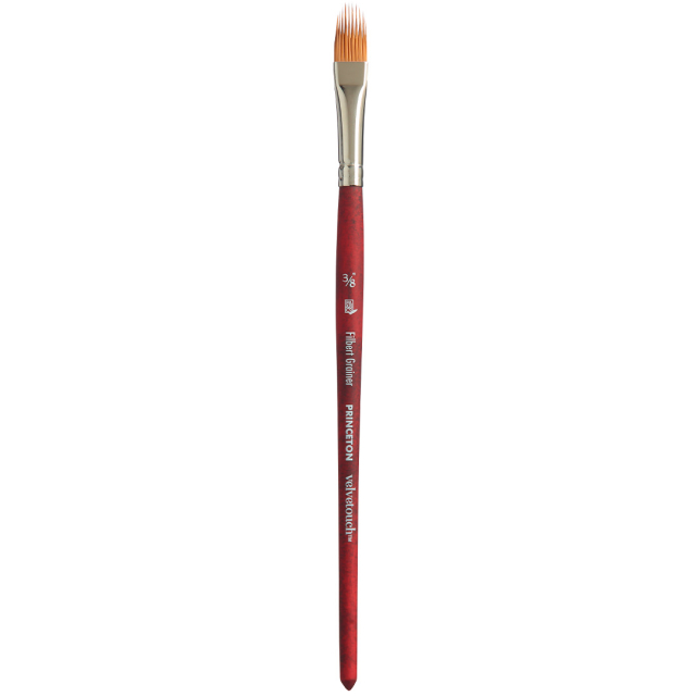 Velvetouch Syntettiharja lyhyt varsi Filbert Grainer St 3/8