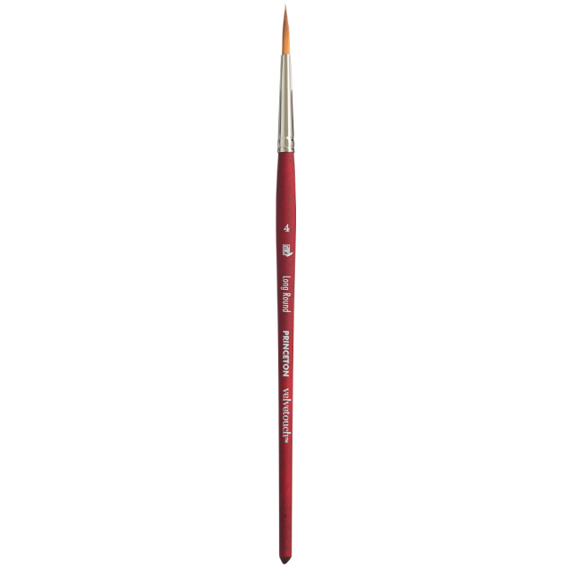 Velvetouch Syntettiharja lyhyt varsi Long Rund St 4